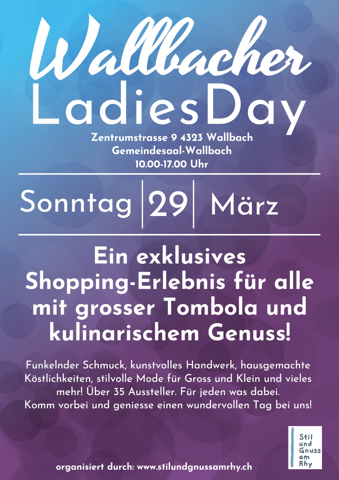 Stil & Gnuss am Rhy 2026